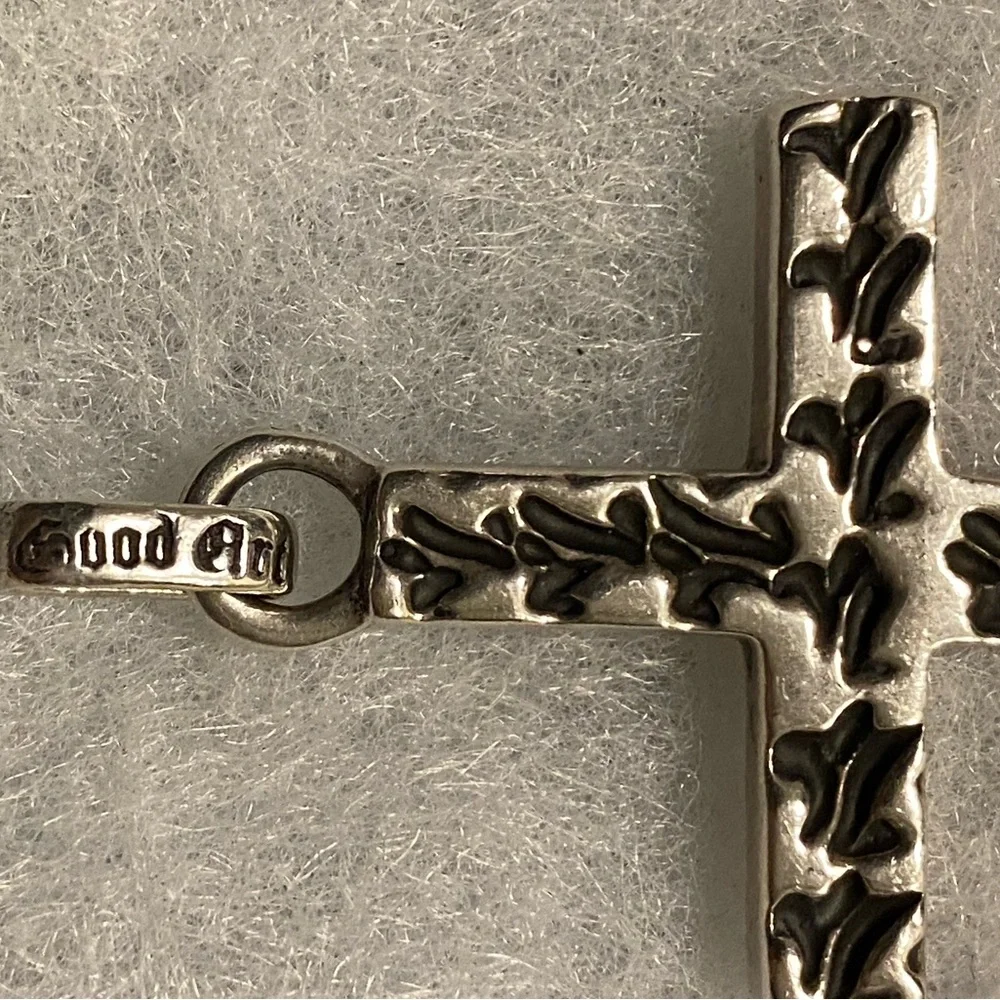 Good Art HLYWD |sterling Silver handmade Cross
